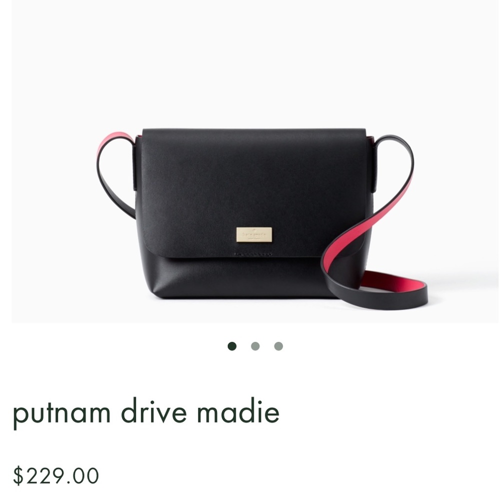 Kate Spade Black And Pink Cross Body